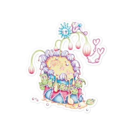 Mess It Up Sticker
