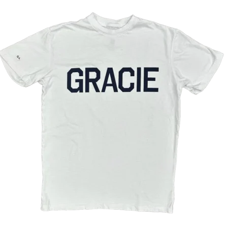 Gracie White Varsity Tee