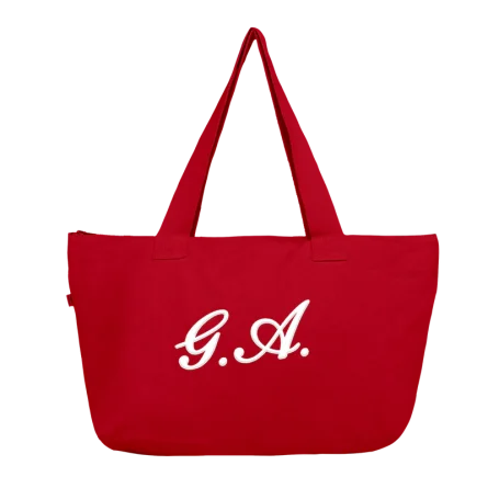 G.A. Red Tote Bag