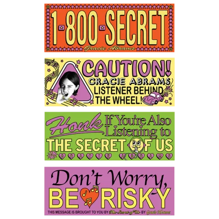 The Secret of Us Bumper Sticker Set-of-4