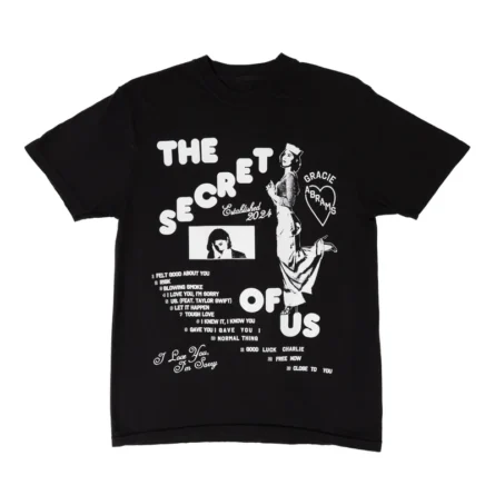 The Secret of Us Graphic Black T-Shirt