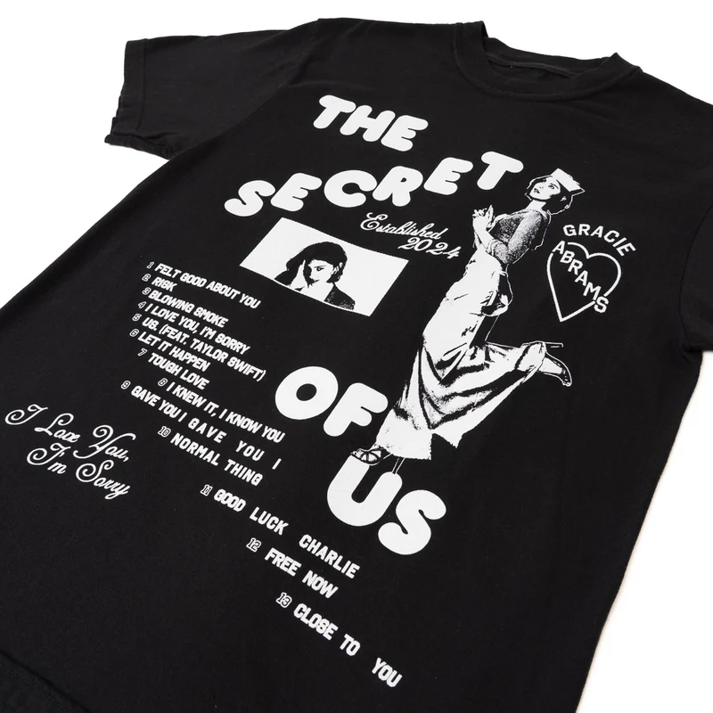 The Secret of Us Graphic Black T-Shirt - Image 3