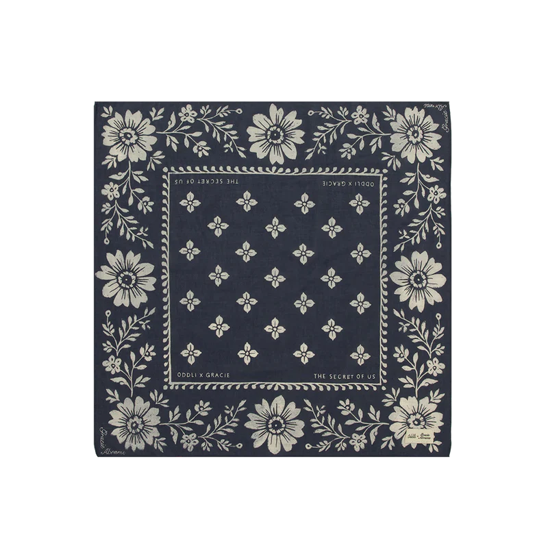 Gracie x Oddli Navy Bandana