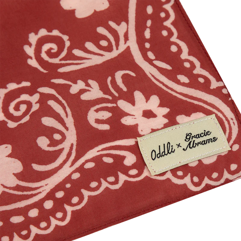 Gracie x Oddli Red Bandana - Image 2
