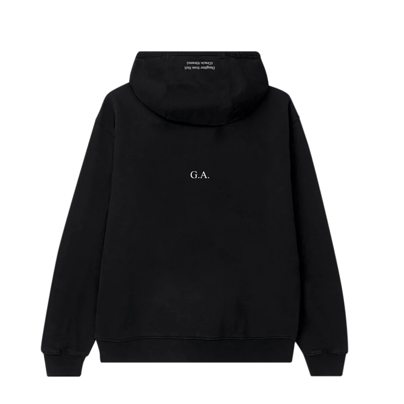 Daughter from Hell G.A. Photo Black Hoodie - Image 2